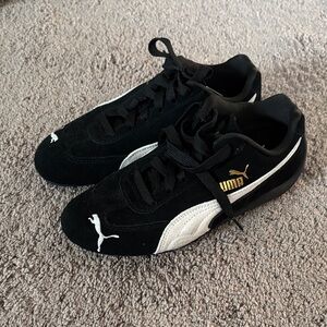 Puma Black and White Athletic Shoes